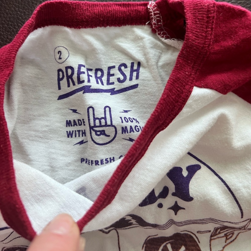 Prefresh Raglan Tee (Size 2) - Picture 2 of 3